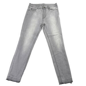 Articles Of Society Womens Jeans Size 29 Grey Skinny Stretch Vintage Grunge Fray